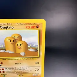 Dugtrio - 19/102 - Rare Base Set Unlimited [Near Mint] Vintage Pokemon Card TCG - Image 3