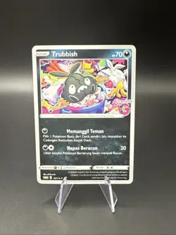 Pokemon Indonesia Gramedia Promo Card Trubbish 267/S-P Stamped - Image 1