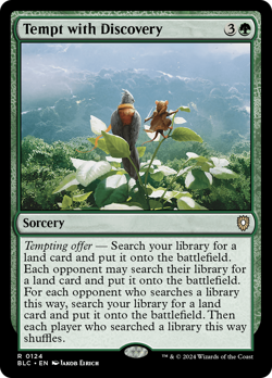 Tempt with Discovery - 124 - BLC Set- Near Mint - MTG - Image 1