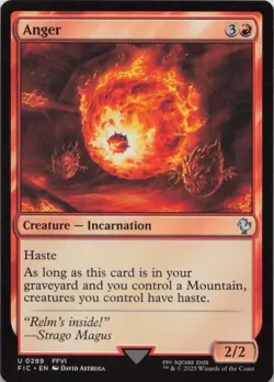 Anger U Commander: FINAL FANTASY 289 NM MTG - Image 1