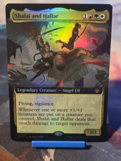 Shalai and Hallar (Extended Art) Commander: March of the Machine Foil - Image 1