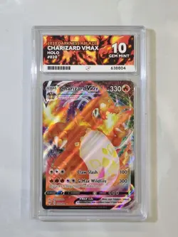 Charizard Vmax 020 Gem Mint 10 2020 Darkness Ablaze Ace Graded Pokemon Card Holo - Image 1