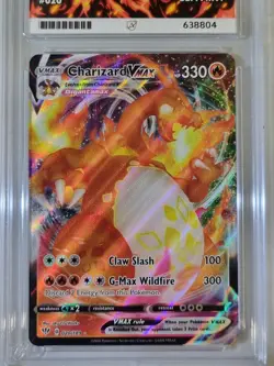 Charizard Vmax 020 Gem Mint 10 2020 Darkness Ablaze Ace Graded Pokemon Card Holo - Image 3