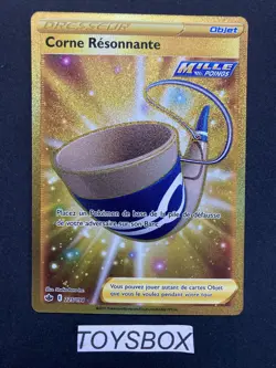 Carte Pokemon Corne Raisonnante Gold 225/198 / EB Regne De Glace EB6 / Neuf FR - Image 2