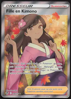 Carte Pokemon Fille en Kimono 190/195 Tempete Argentee Francais - Image 1