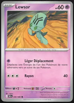 Carte Pokemon Lewsor 040/086 Foudre Noire Francais - Image 1