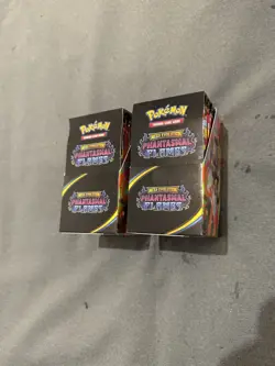 2x Pokemon TCG Phantasmal Flames 2x 18 Packs Half Booster Box, Unsealed - Image 1
