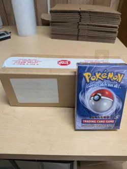 Pokemon FACTORY SEALED Base Set 2-Player Starter Case Pack +1 Loose Deck - Image 1