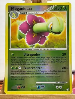 Meganie 13/123 Geheimnisvolle Schatze Reverse Holo Deutsch VG Pokemon - Image 1