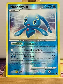Manaphy 8/100 Majestatischer Morgen Reverse Holo Deutsch VG Pokemon - Image 1
