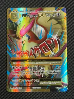 M Pidgeot EX 105/108 FULL ART Pokemon Card XY Evolutions Holo Rare - Image 1