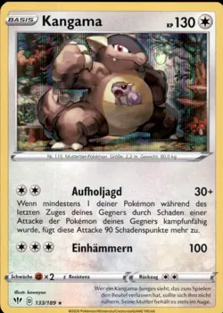Pokemon 133/189 - Kangama - Flammende Finsternis - Deutsch - Image 1