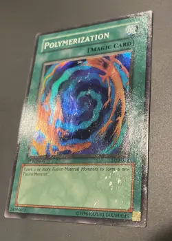Yu-Gi-Oh Raigeki Polymerization 1st Edition LOB-059 Super Rare - Image 3