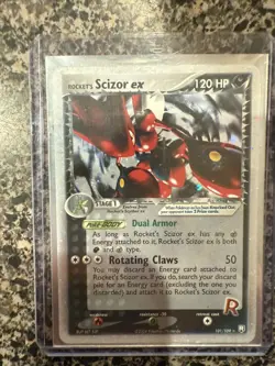 Rocket's Scizor ex Holo Team Rocket Returns Pokemon Card - Image 1