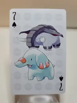 Phanpy Donphan Pokemon 10th Anniversary Playing Card Poker Set 2006 - Image 1