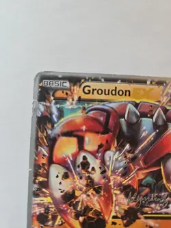 Pokemon Groudon EX Primal Clash 85/160 Holo Ultra Rare Lightly Played ENN Cards - Image 3
