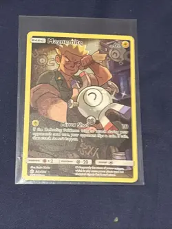 Pokemon TCG Magnemite Holo Secret Rare Card Sun Moon Cosmic Eclipse 242/236 - Image 1