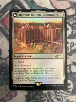 MTG Foil Hawkins National Laboratory The Upside Down Secret Lair 609 Rare - Image 1