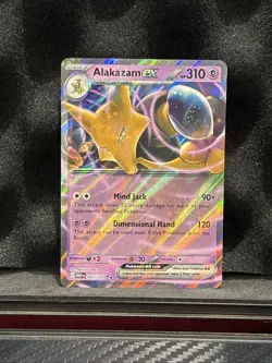 Alakazam ex - 065/165 - Pokemon 151 Ultra Rare Card NM MEW 151 English TCG - Image 1