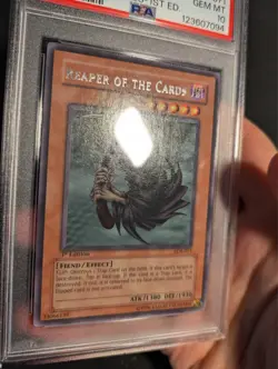 Yugioh Reaper of the Cards LOB-071 1st Edition Rare PSA 10 Gem Mint! - Image 3