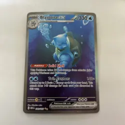 Pokemon TCG Blastoise EX 151 Ultra Rare Card Scarlet Violet 200/165 Near Mint - Image 1