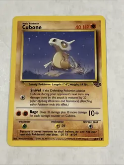 CUBONE - 50/64 - Jungle - Pokemon Card - LP - Image 1