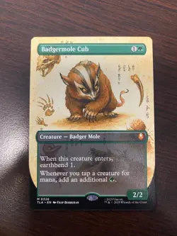 Badgermole Cub (Borderless) - Avatar: The Last Airbender NM MYTHIC NON-FOIL - Image 1