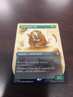 Badgermole Cub (Borderless) - Avatar: The Last Airbender NM MYTHIC NON-FOIL - Image 3