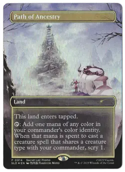 Path of Ancestry (0914) (Rainbow Foil) Secret Lair Drop SLD Foil Avatar MTG - Image 1