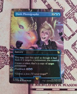 MTG Foil Flash Photography Borderless Final Fantasy NM - Image 1