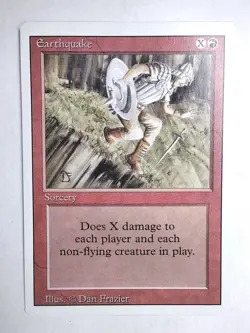 Earthquake NM Revised English Rare 1994 MTG Magic - Image 1