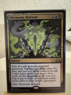 Magic The Gathering: Mnemonic Betrayal. Regular. NM - Image 1