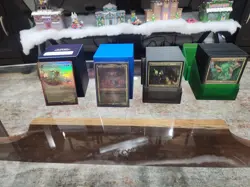 Magic the Gathering Commander Deck Lot - Image 1