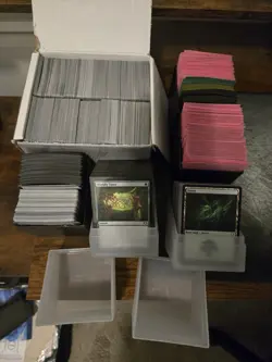 Magic The Gathering Bulk Lot - Listed Rares,Commons/Uncommons,Deck Boxes,Toke Z - Image 1