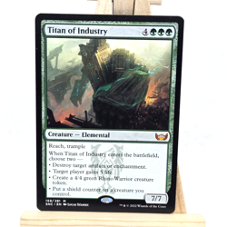 Titan of Industry Streets of New Capenna SNC 159 Mythic Near Mint NM Pack Fresh - Image 1