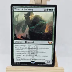 Titan of Industry Streets of New Capenna SNC 159 Mythic Near Mint NM Pack Fresh - Image 2