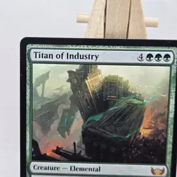 Titan of Industry Streets of New Capenna SNC 159 Mythic Near Mint NM Pack Fresh - Image 3