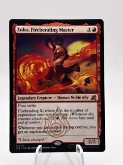 Zuko, Firebending Master 0127 Avatar: The Last Airbender: Eternal TLE MTG NM - Image 1