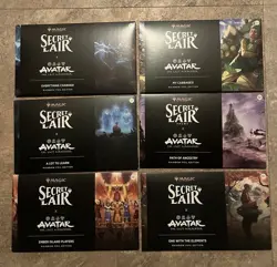 Magic The Gathering Secret Lair Avatar RAINBOW FOIL SET With Promo - Image 1