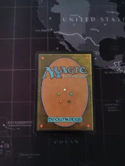 FOIL Rising Waters - Nemesis - NM - SIGNED - MTG - Image 2