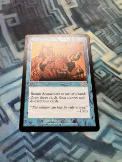 MTG Attunement EX/LP- Urza's Saga - Image 2