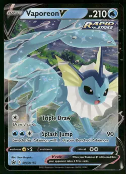 Vaporeon V - SWSH150 Promo Holo NM Pokemon SWSH: Sword & Shield Promo Cards - Image 1