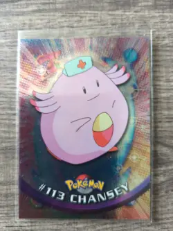 2000 Topps Pokemon Animation Series #113 Chansey Foil Nm-mint - Image 1