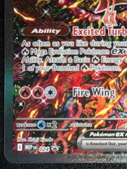 Oricorio ex 024 Promo Pokemon TCG ME: Mega Evolution Promo NM-M - Image 2