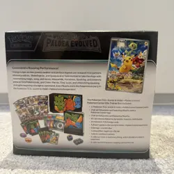 Pokemon TCG Paldea Evolved POKEMON CENTER Elite Trainer Box Sealed - Image 3