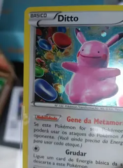 Ditto XY40 Pokemon Black Star Promo Holo PORTUGUESE LP/NM w/ Swirl See Pics - Image 4