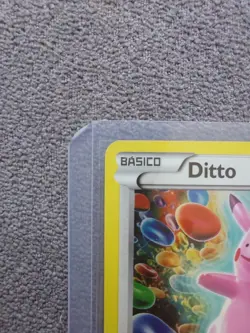 Ditto XY40 Pokemon Black Star Promo Holo PORTUGUESE LP/NM w/ Swirl See Pics - Image 5
