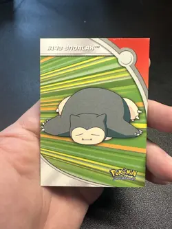 2000 Topps Pokemon TV Animation Series 3 Heroes & Villains Snorlax #HV14 - Image 1