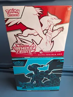 Pokemon Center Black Bolt & White Flare Elite Trainer Box ETB Set Sealed - Image 1