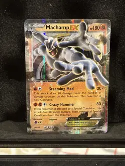 Machamp EX 37/98 Pokemon TCG XY Ancient Origins NM - Image 1